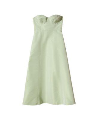 MANGO Women's Flared Corset Dress - Macy's