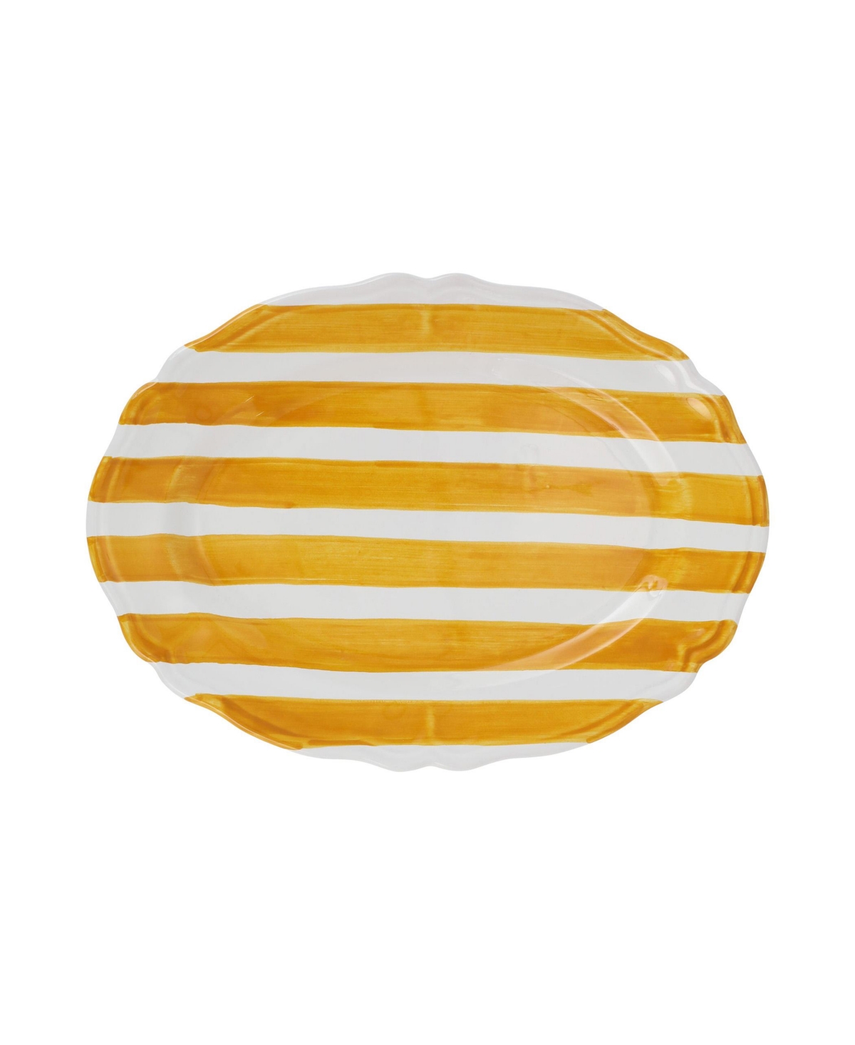 Vietri Amalfitan Stripe Oval Platter