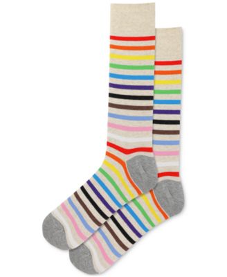 Hot Sox - Men's Inclusive Stripe Crew Socks