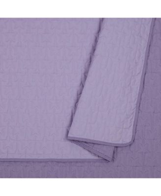 Coty Purple 3-Pc. Quilt Set, Full/Queen