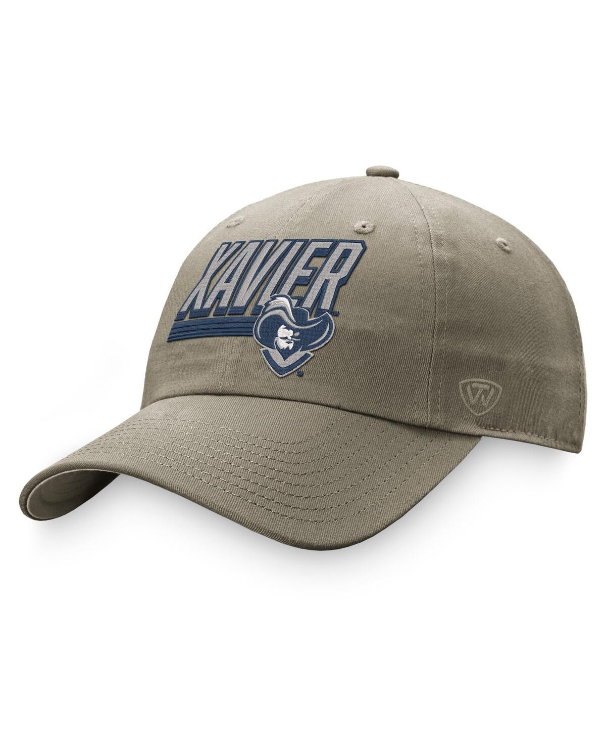 Top Of The World Khaki Xavier Musketeers Slice Adjustable Hat In Khaki