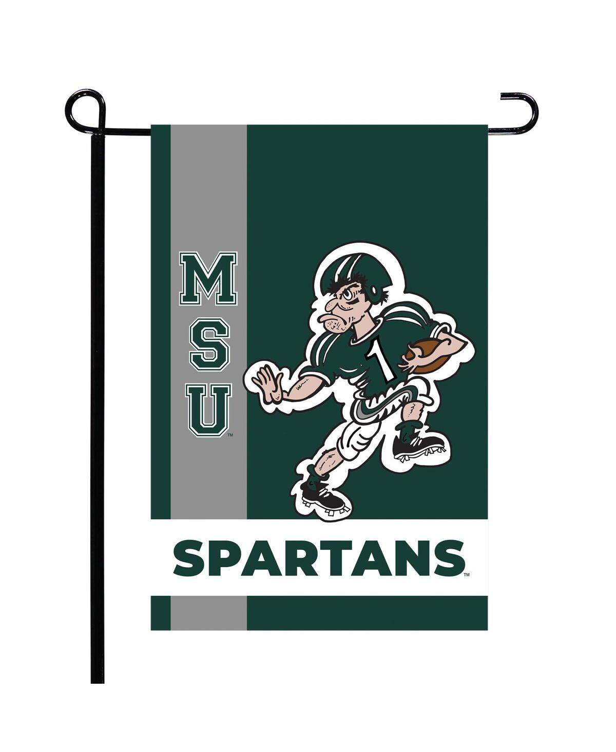 Michigan State Spartans Team Garden Flag - Green