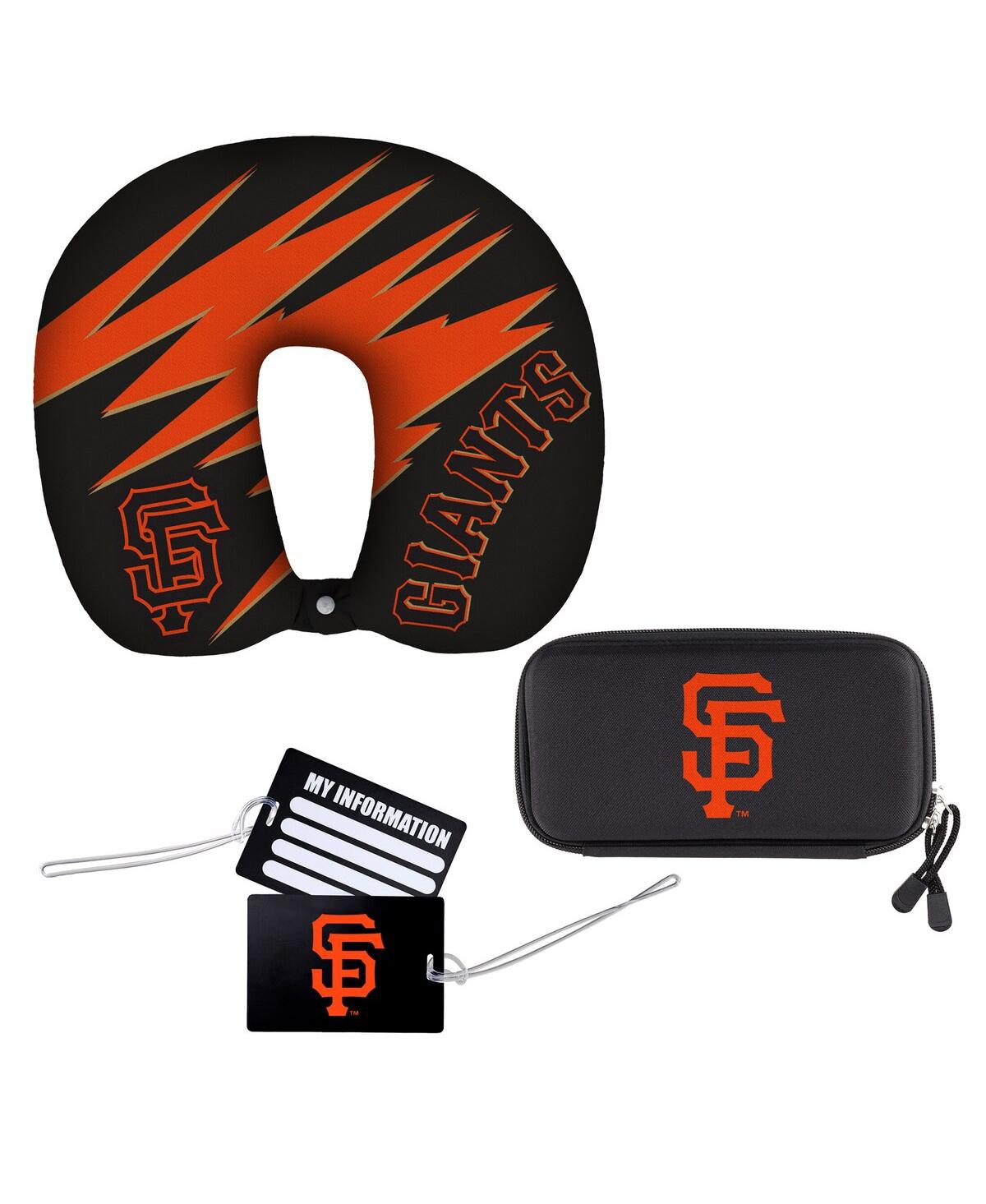 Northwest Company Men's And Women's The  San Francisco Giants Four-piece Travel Set In Black