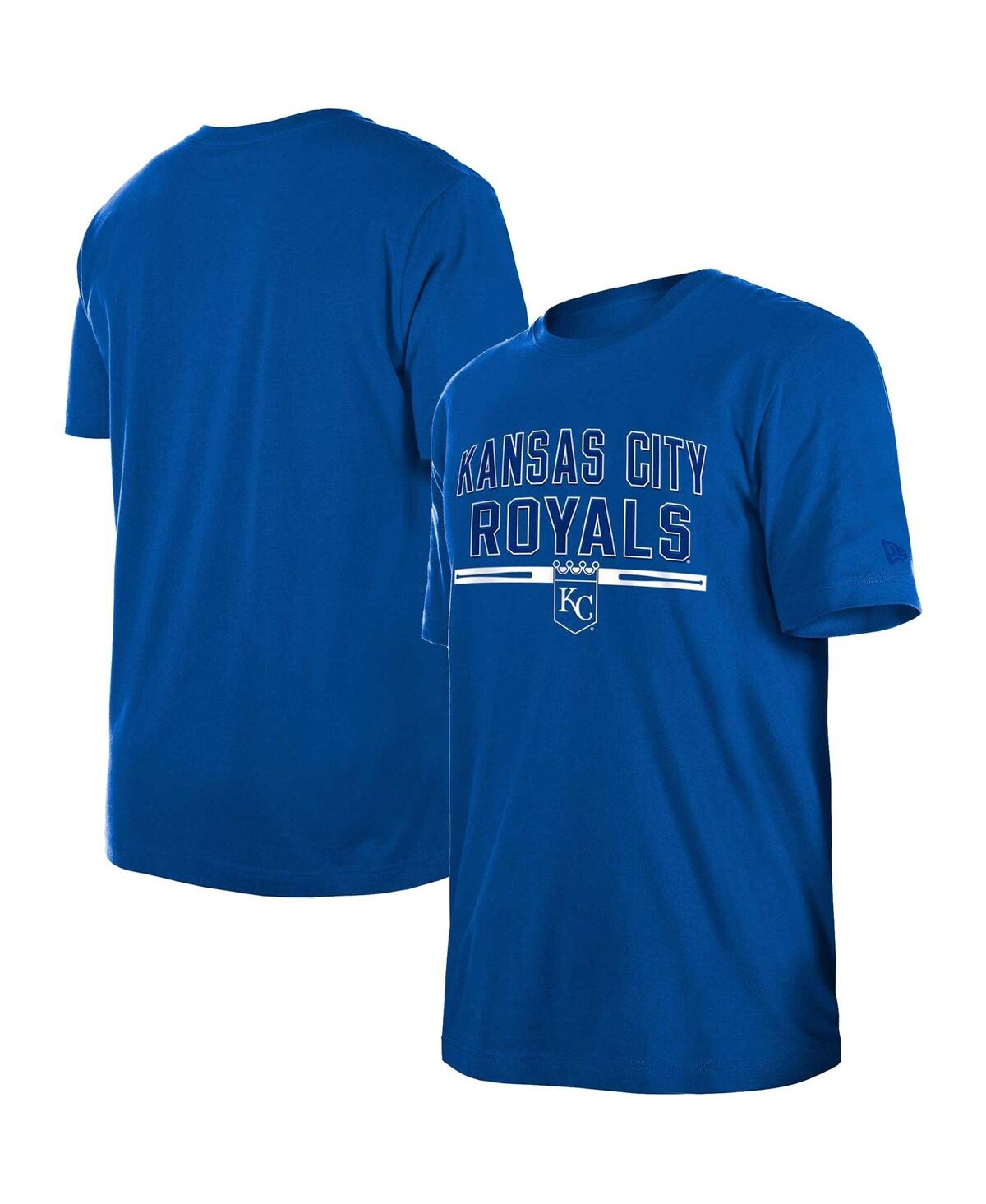Shop New Era Men's  Royal Kansas City Royals Batting Practice T-shirt