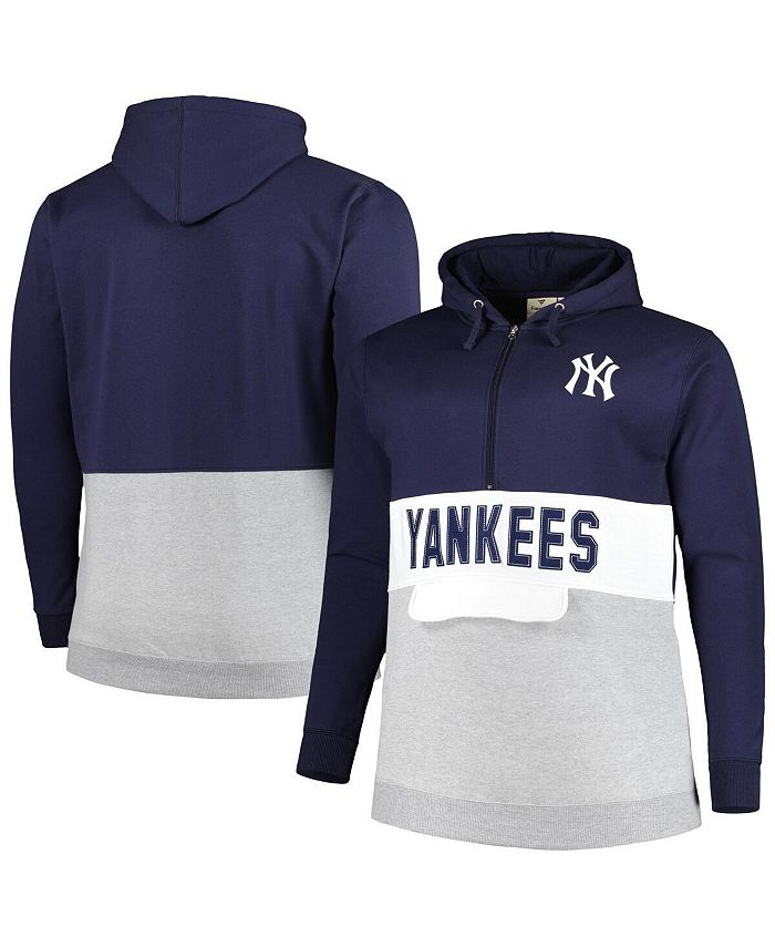 Profile /white New York Yankees Big & Tall Pullover Sweatshirt At
