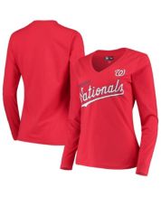 Women's Touch Red St. Louis Cardinals Hail Mary V-Neck Back Wrap T-Shirt Size: Extra Small
