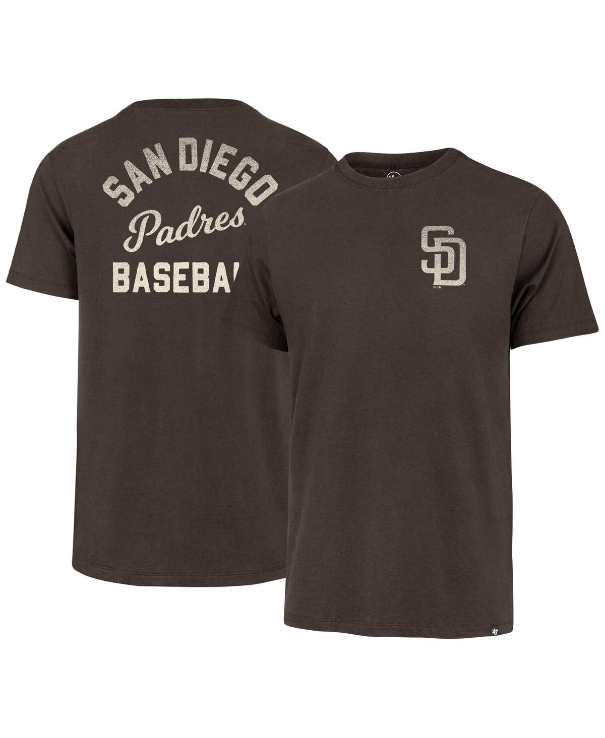 Shop 47 Brand Men's ' Brown San Diego Padres Turn Back Franklin T-shirt