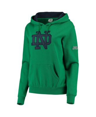 Women's Kelly Green Notre Dame Fighting Irish Big Logo Pullover Hoodie