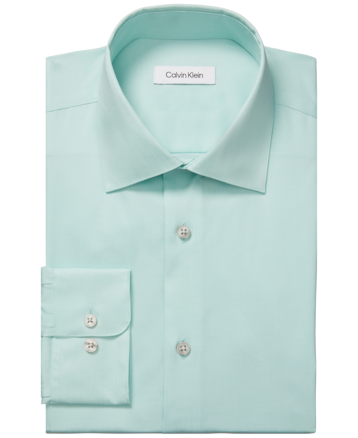 Calvin Klein Men's Steel Slim-Fit Non-Iron Stain Shield Dress Shirt -  Tropical Breeze | Smart Closet