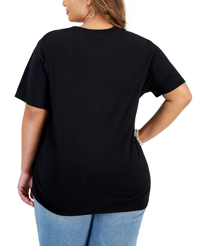 Love Tribe Trendy Plus Size Faithful Dreamer Graphic T-Shirt - Macy's