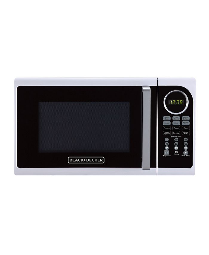 BLACK & DECKER 0.7 Cu. ft. 700 W Compact Microwave Oven, White