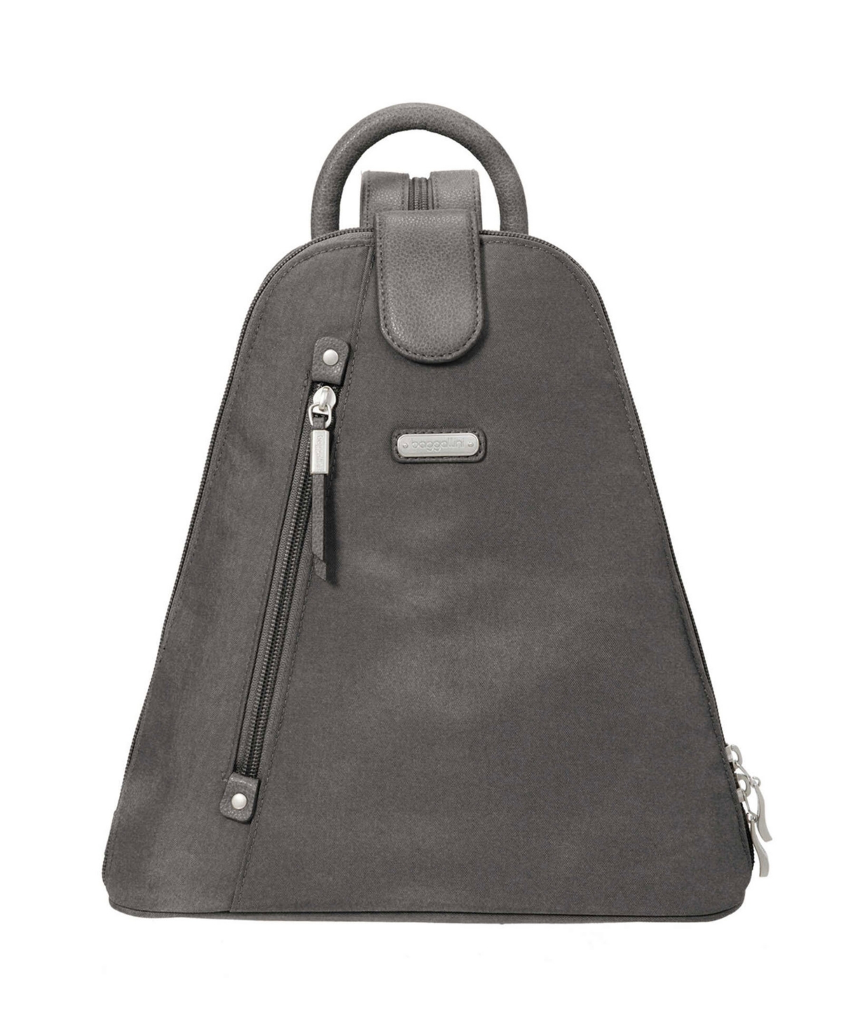 Baggallini Metro With Wristlet Backpack In Sterling Shimmer