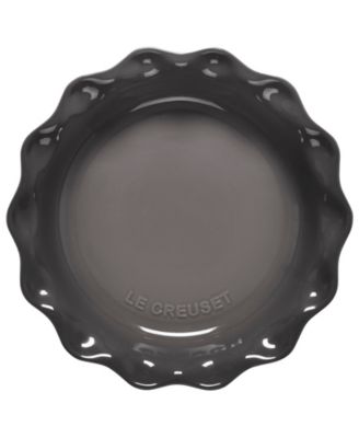 Le Creuset Stoneware 9-Inch Pie Dish In Oyster - Oven To Table Baker For Pies & Quiche - View #9