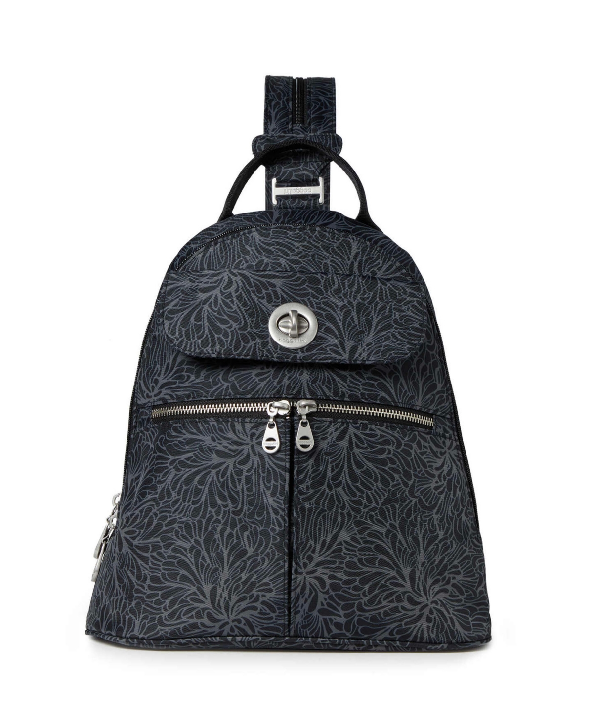 Backstage Baggallini Naples Convertible Backpack In Midnight Blossom