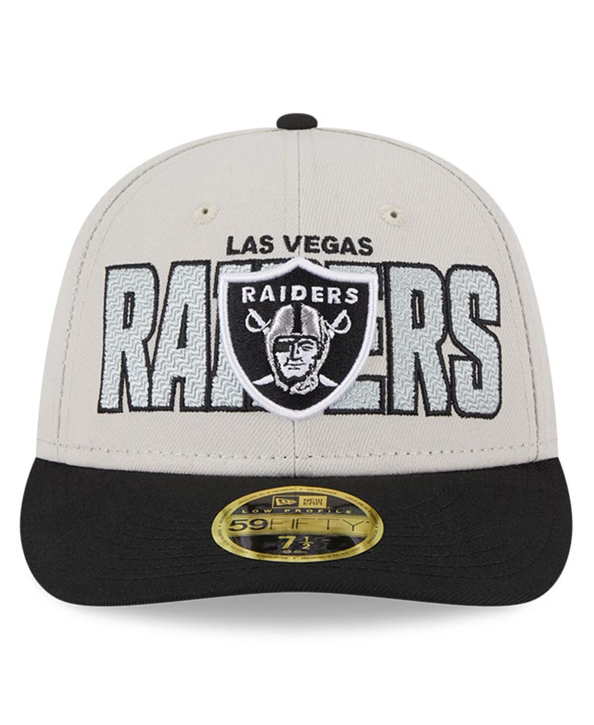 Men's New Era Black Las Vegas Raiders 2023 Nfl Draft Low Profile 59FIFTY Fitted Hat - Black