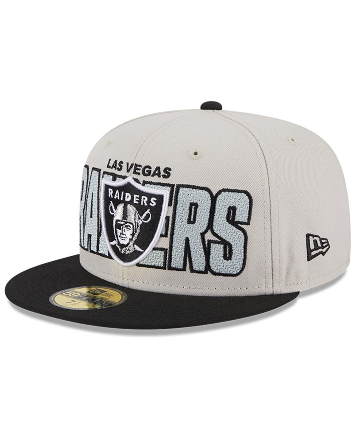 Men's New Era Black Las Vegas Raiders 2023 Nfl Draft On Stage 59FIFTY Fitted Hat - Black