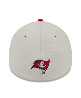 Men's Stone, Red Tampa Bay Buccaneers 2023 NFL Draft 39THIRTY Flex Hat