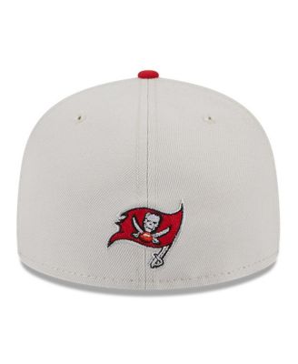 Men's Stone, Red Tampa Bay Buccaneers 2023 NFL Draft On Stage 59FIFTY Fitted Hat