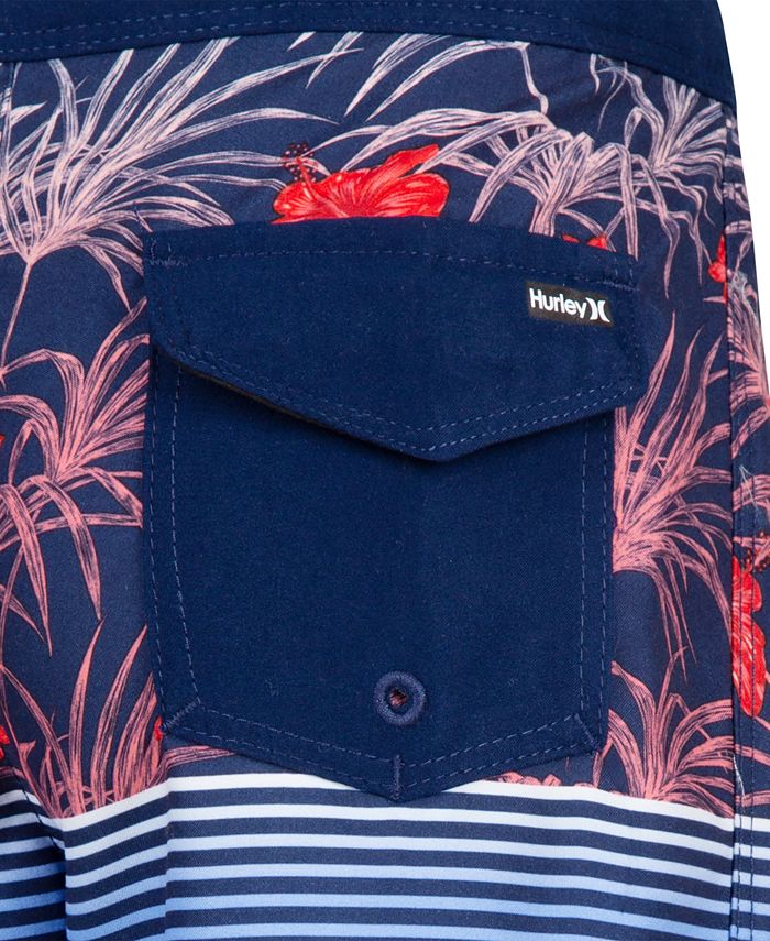Hurley Little Boys Floral Printed Board Shorts Macy's
