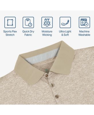 Big & Tall Performance Stretch Golf Polo Shirt