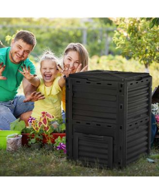 Garden Compost Bin 80 Gallon Large Outdoor Compost Container,
