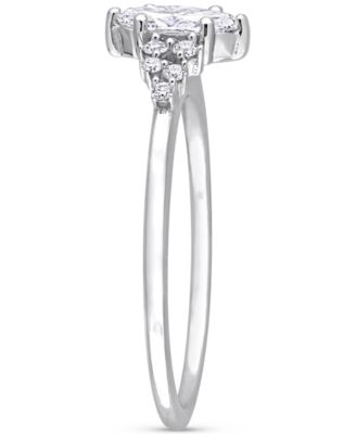 Diamond Marquise-Cut Engagement Ring (1/2 ct. t.w.) in 14k White Gold