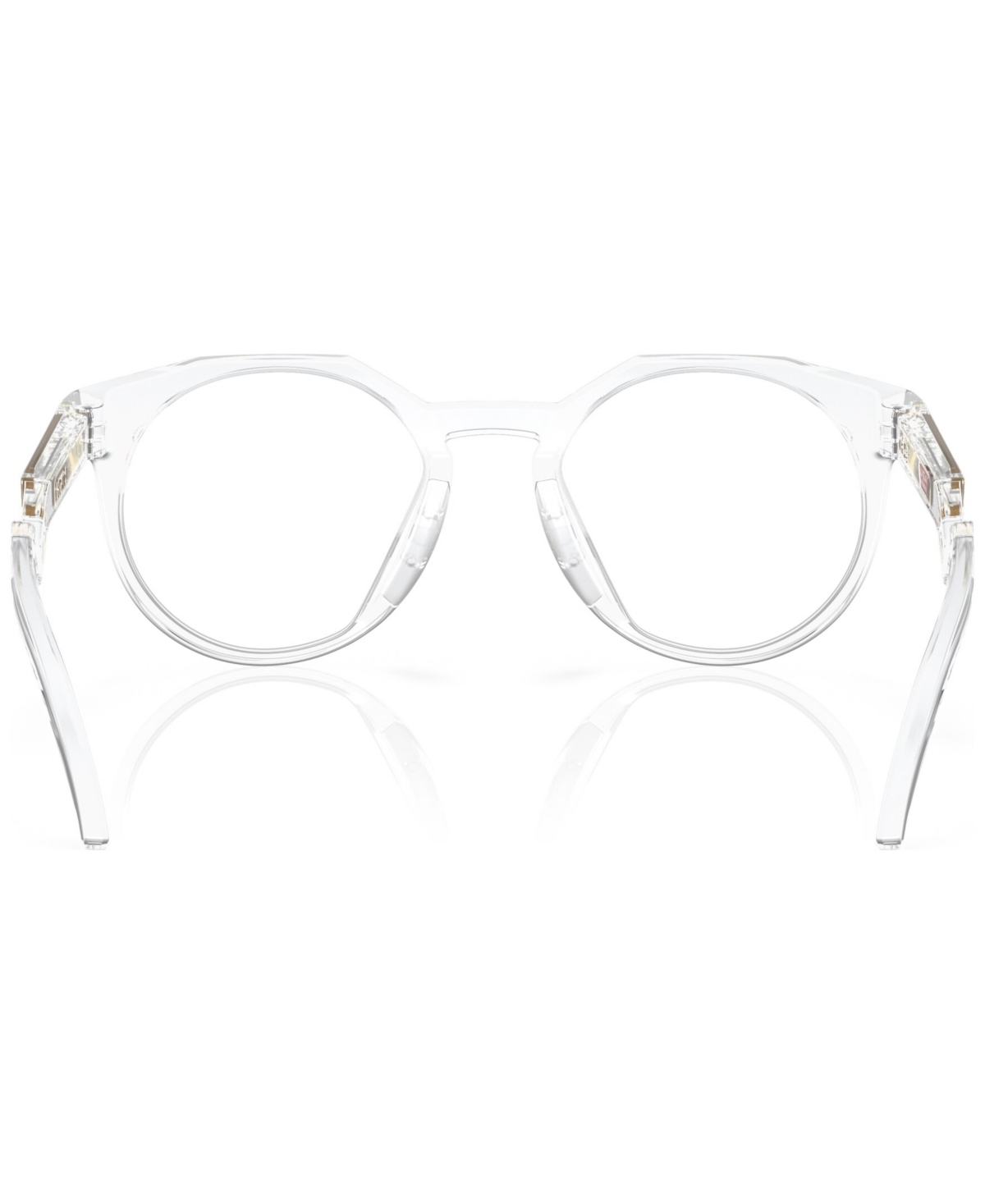 Oakley Men's Round Eyeglasses, Ox8139 50 In Polished Clear