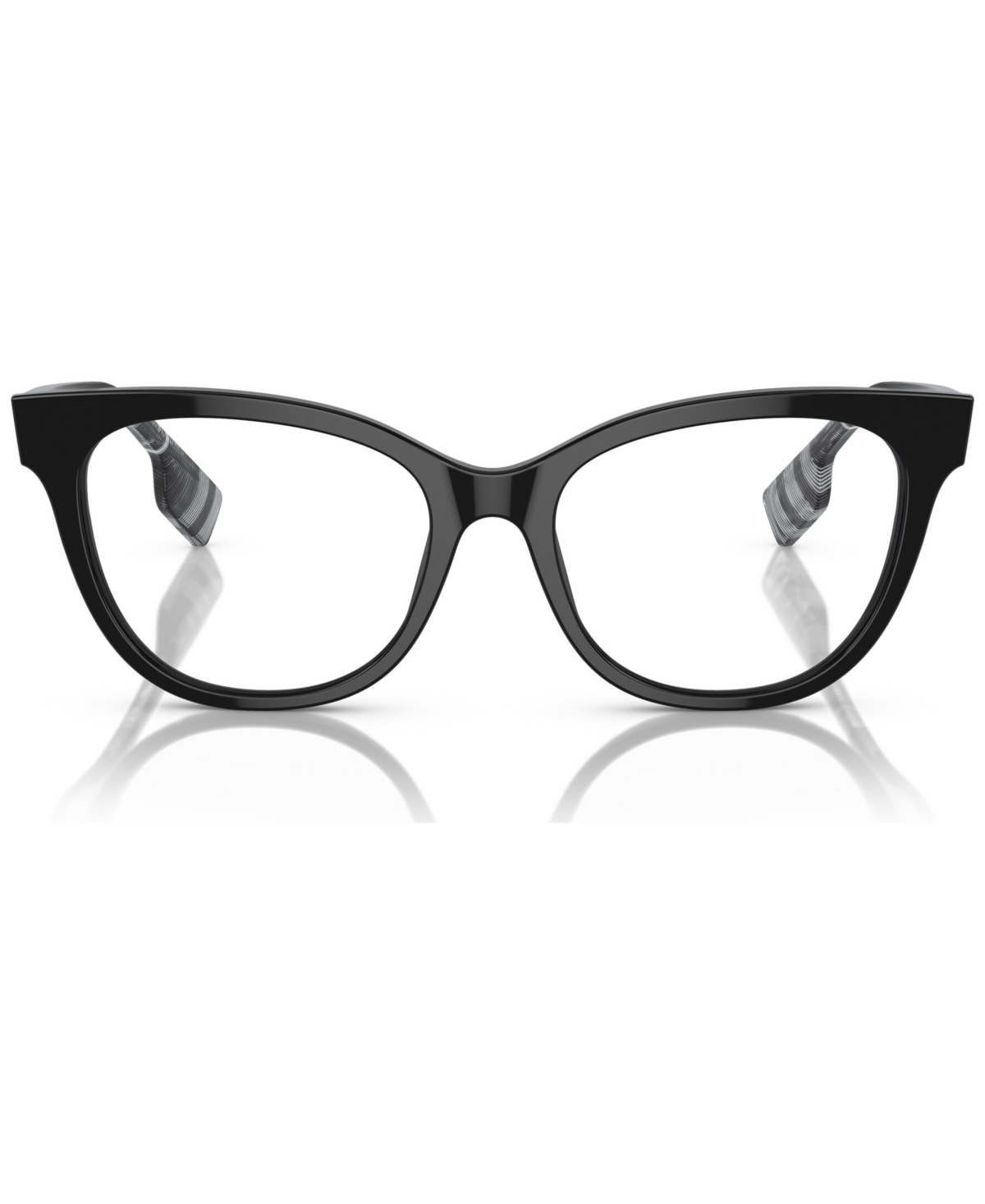 BURBERRY WOMEN'S CAT EYE LOW BRIDGE FIT EYEGLASSES, BE2375F 53 