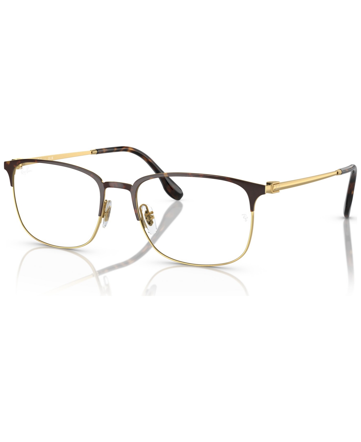 Ray Ban Men's Pillow Eyeglasses, Rb6494 56 In Havana On Gold-tone