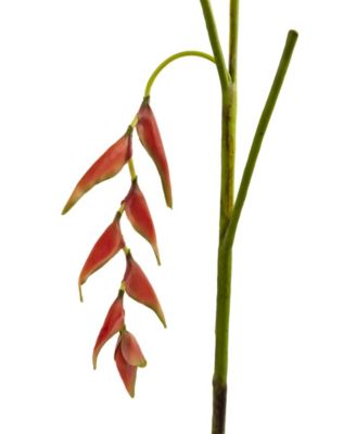 31-In. Hanging Heliconia Artificial Flower, Set of 4