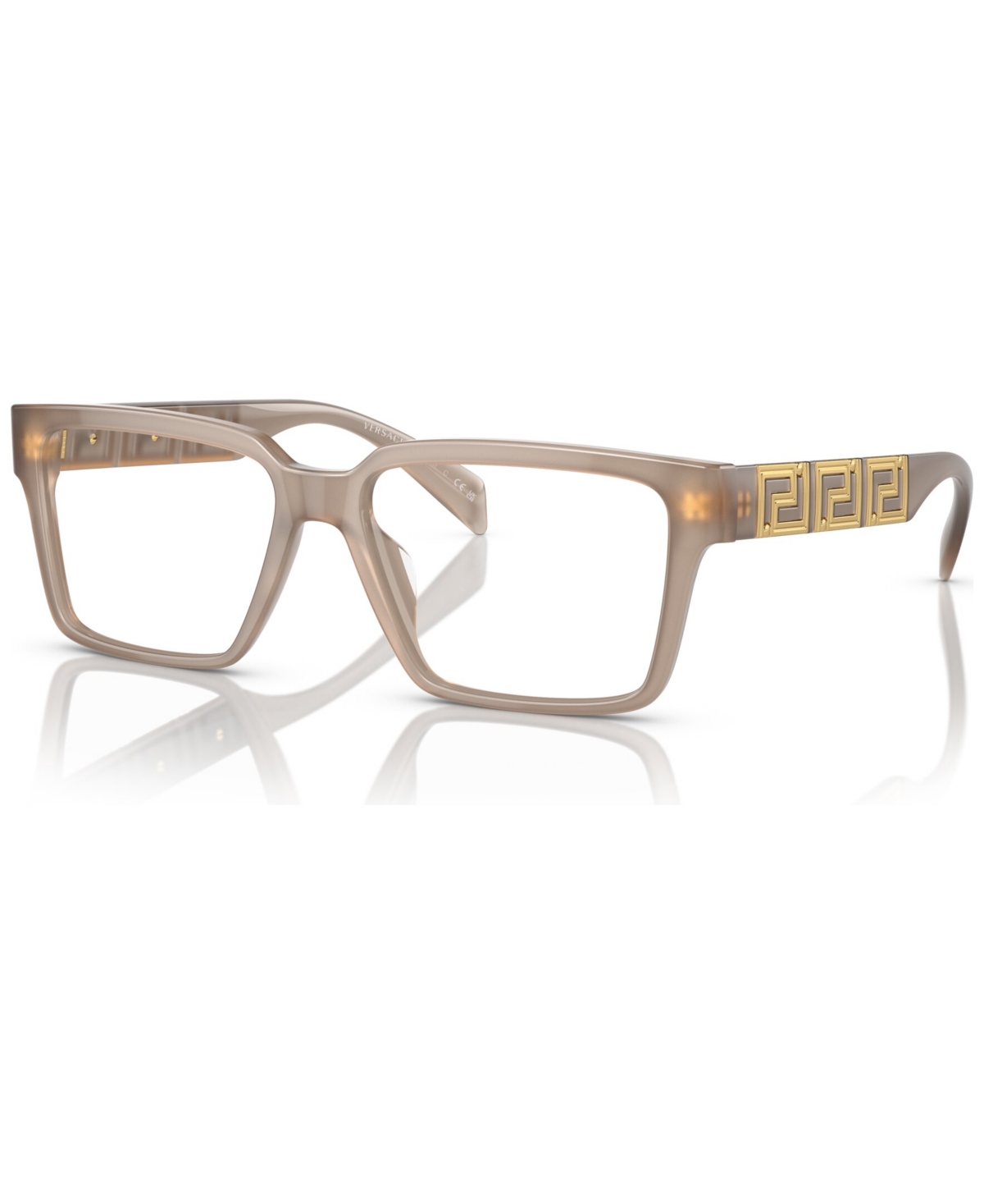 Men's Rectangle Eyeglasses, VE3339U 55 - Opal Brown