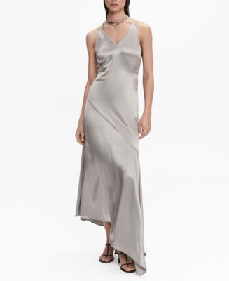 asymmetric off the shoulder sheath dress Asymmetrical Off Shoulder Dress main image 0