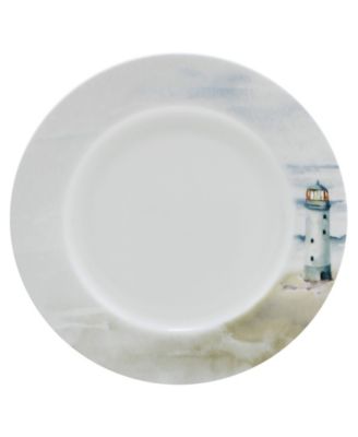 Seaside  Bone China 12 Pc. Dinnerware Set, Service for 4