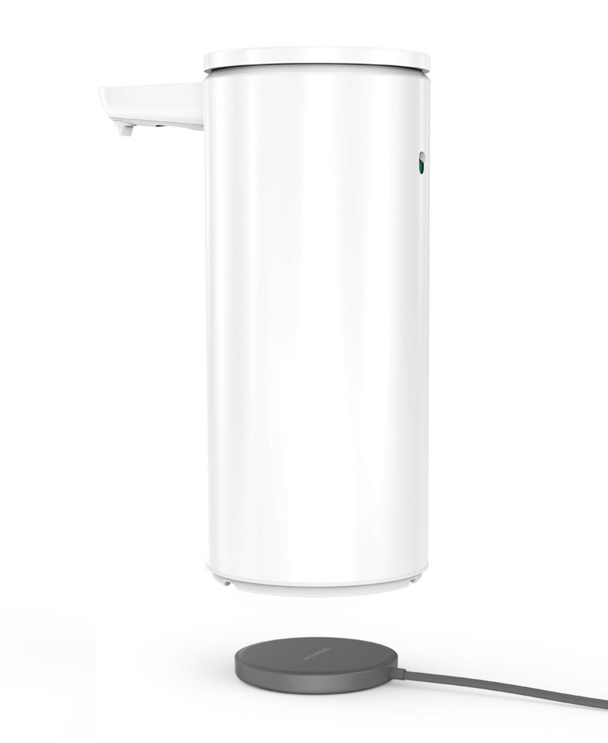 Shop Simplehuman Rechargeable Sensor Soap Pump, 14 oz In White Stainless Steel