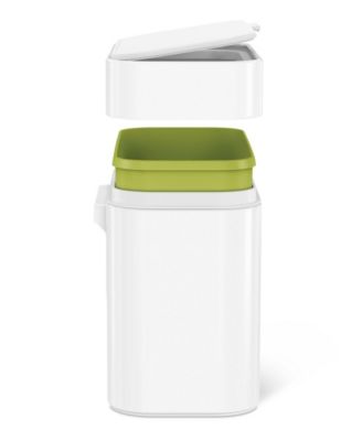 4.5 Liter Round Step Bathroom Trash Can with Soft-Close Lid