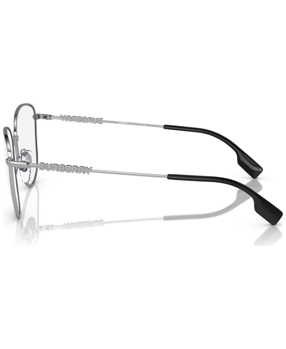 Burberry Women's Phantos Eyeglasses, Be1376 53 In Silver-tone