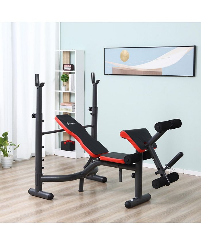 Soozier Heavy Duty Weight MultiFunction Workout Bench with Preacher