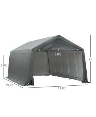 12' x 20' Carport Heavy Duty Truck SUV Garage Cover Canopy,