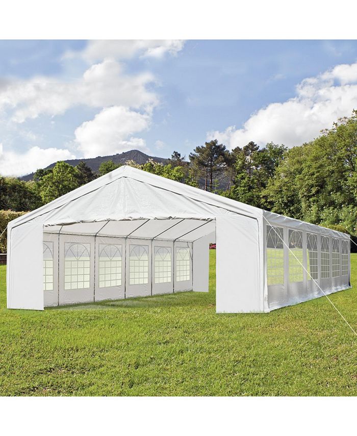 Outsunny 20' x 40' Large Outdoor Carport Canopy Party Tent with