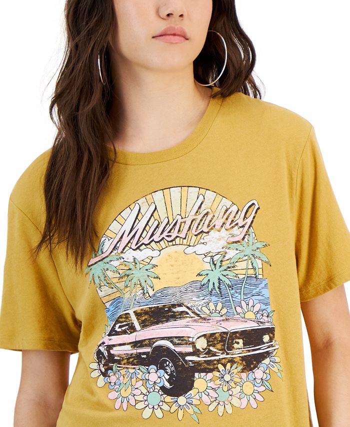Love Tribe Juniors' Mustang Sunset Graphic TShirt Macy's