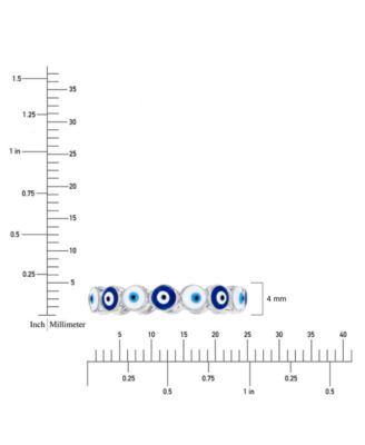 Evil Eye Multicolor Hand-Painted Enamel Band