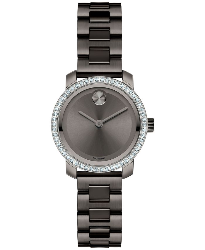 Gunmetal hot sale movado watch