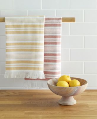 Parker Stripe Kitchen Towel, Set of 2