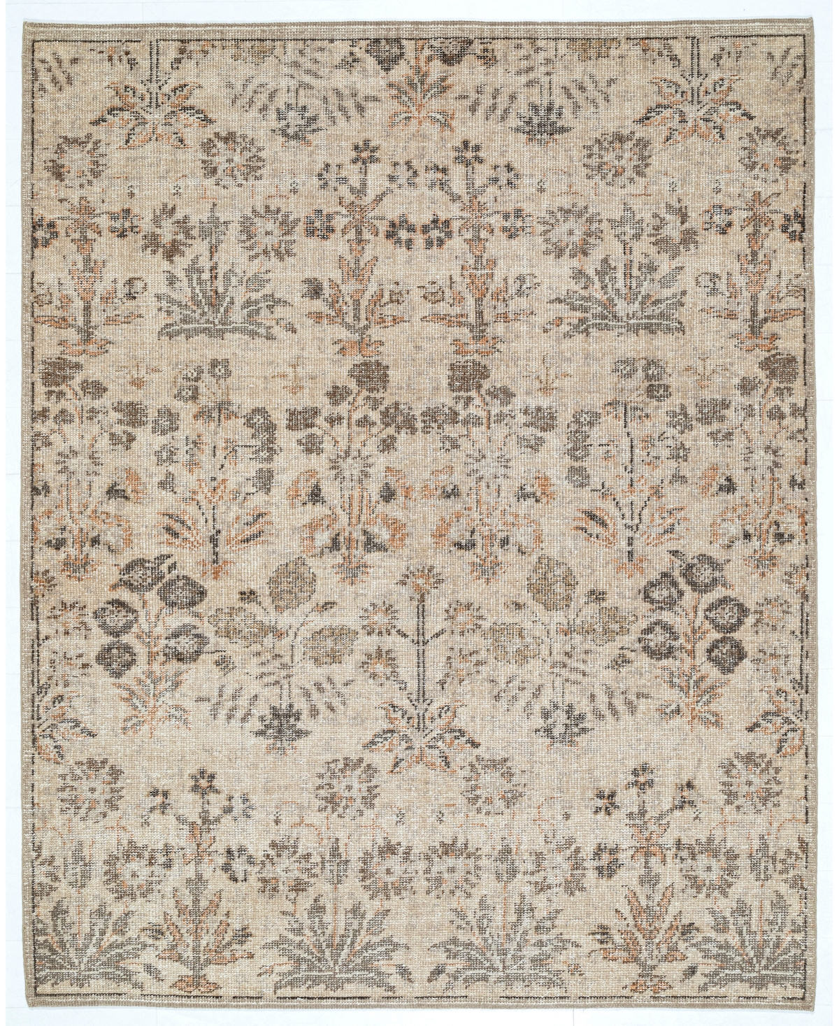 NuStory Newell Turner Wildflower Sampler 7'6in x 9'6in Area Rug - Neutral