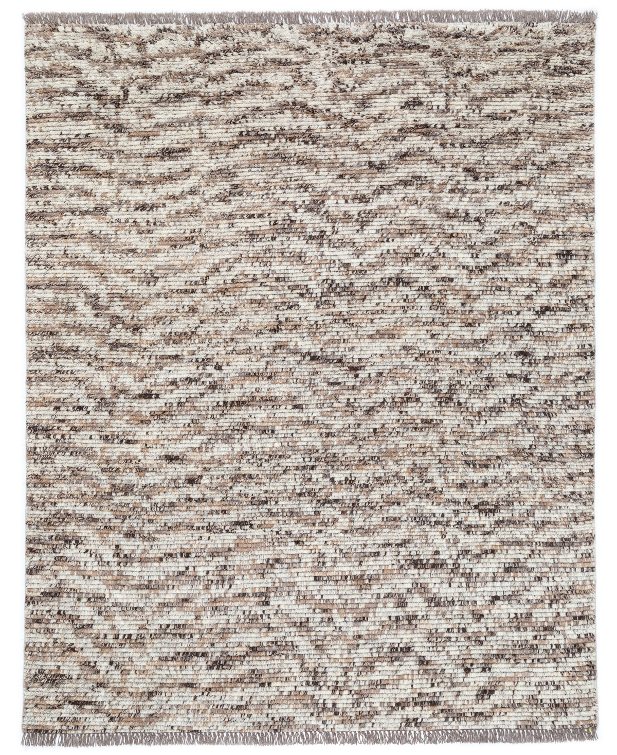 NuStory Newell Turner Wild Feathers 7'6in x 9'6in Area Rug - Brown