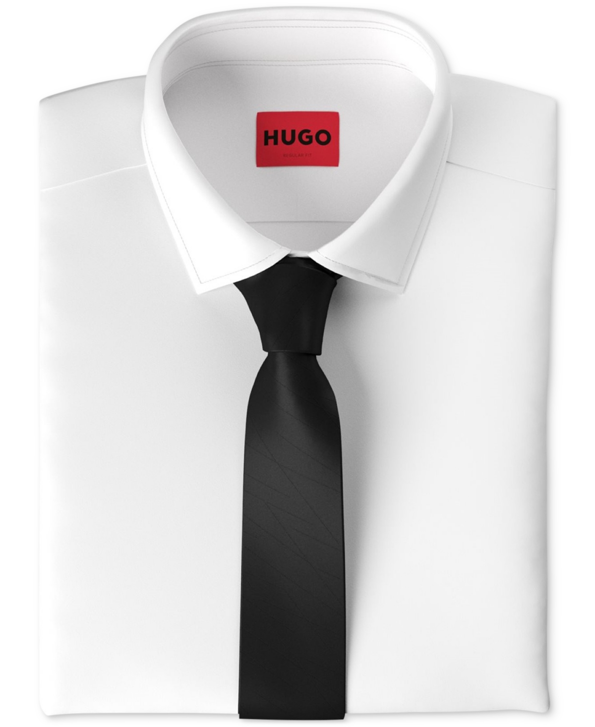 Shop Hugo By  Boss Men's Jacquard Tie In Black
