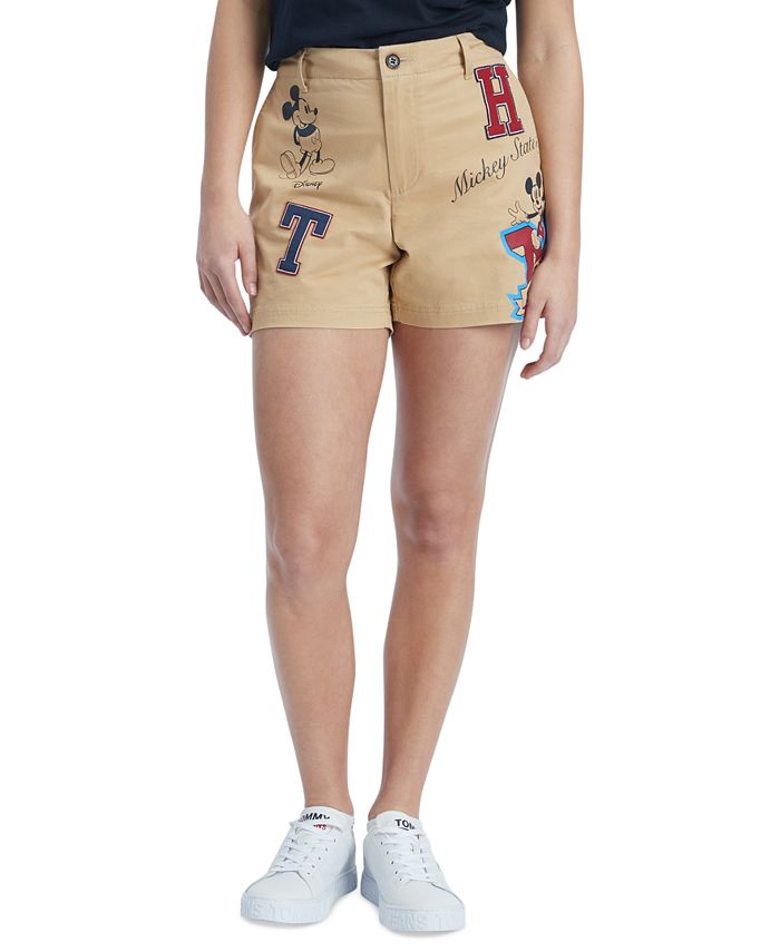 Tommy Hilfiger Women's TH X Disney Mouse Chino Shorts - Macy's