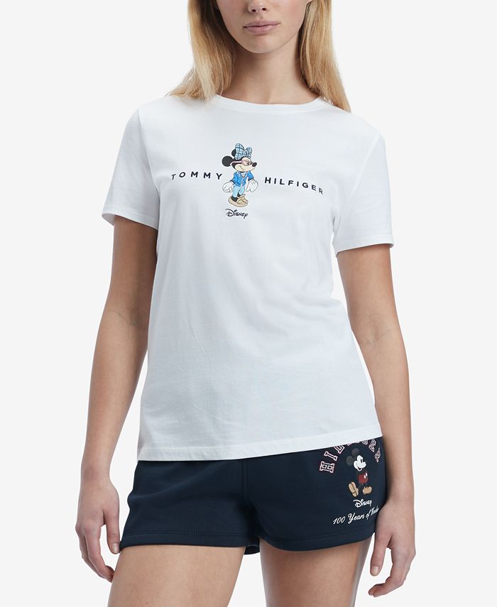 Tommy Hilfiger Women's TH X Disney Minnie Mouse T-Shirt - Macy's