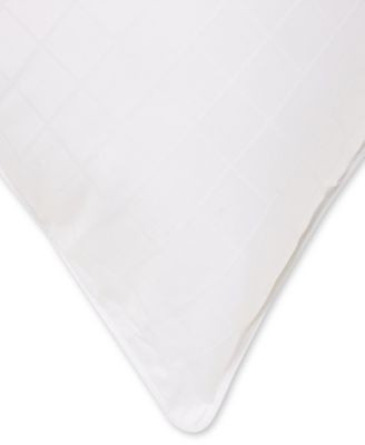 100% Cotton Dobby-Box Shell Firm Density Side/Back Sleeper Down Alternative Pillow, Queen