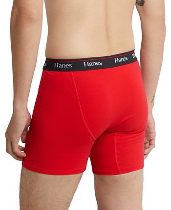 Hanes Originals Ultimate Men’s Boxer Brief Underwear, Moisture-Wicking  Stretch Cotton, Tropical Print & Solids, 3-Pack